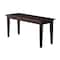International Concepts Shaker Styled Bench, Rich Mocha BE15-39 - alternate 1